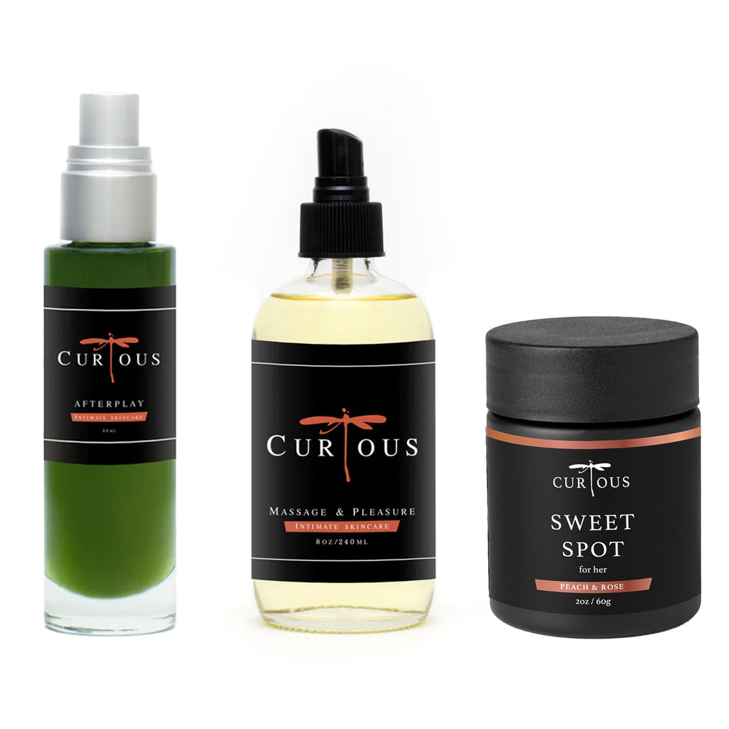 Curious - Bundle! - Sweet Spot + Curious Lubricant + Afterplay